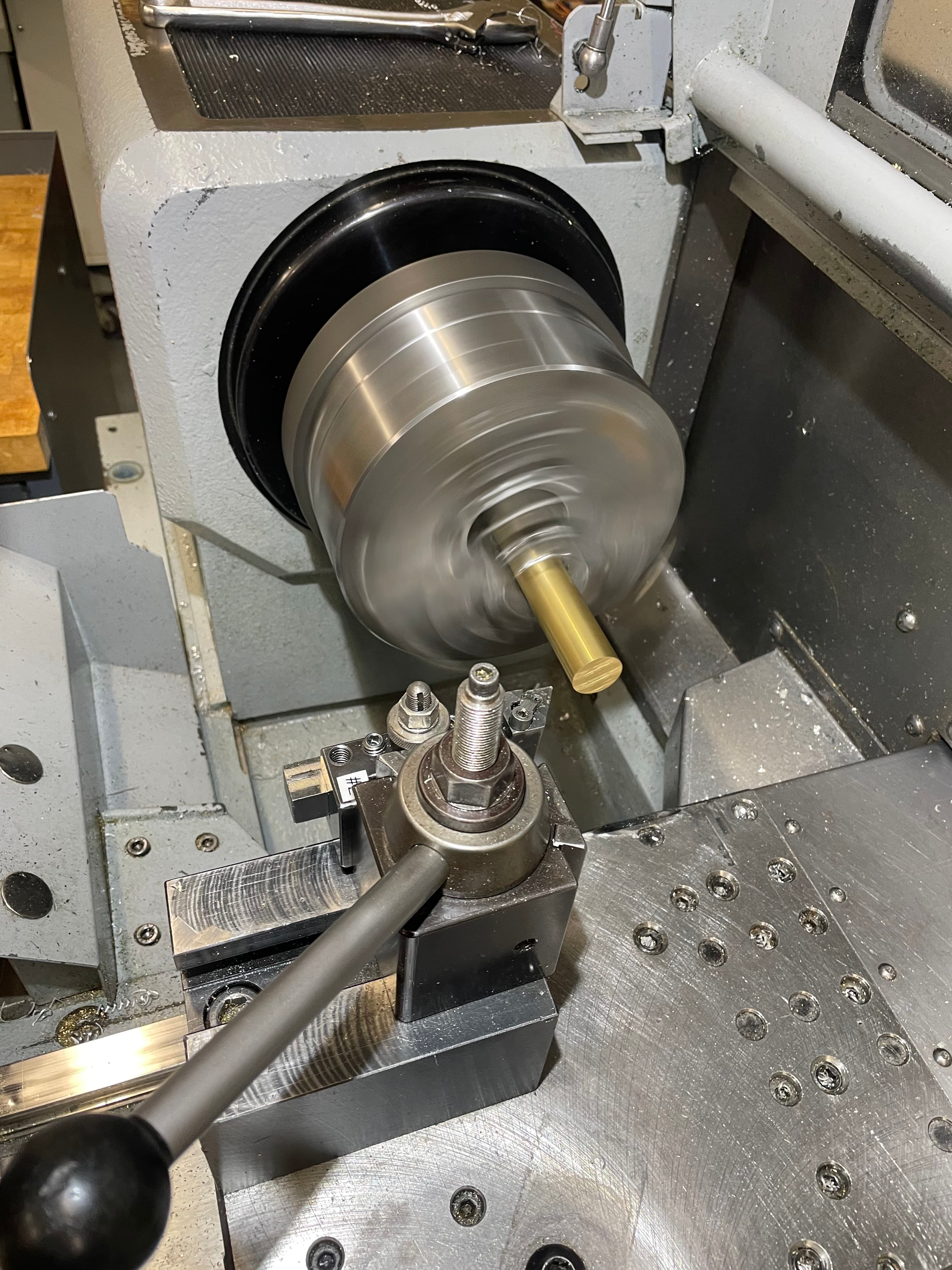 Machining process in the mill