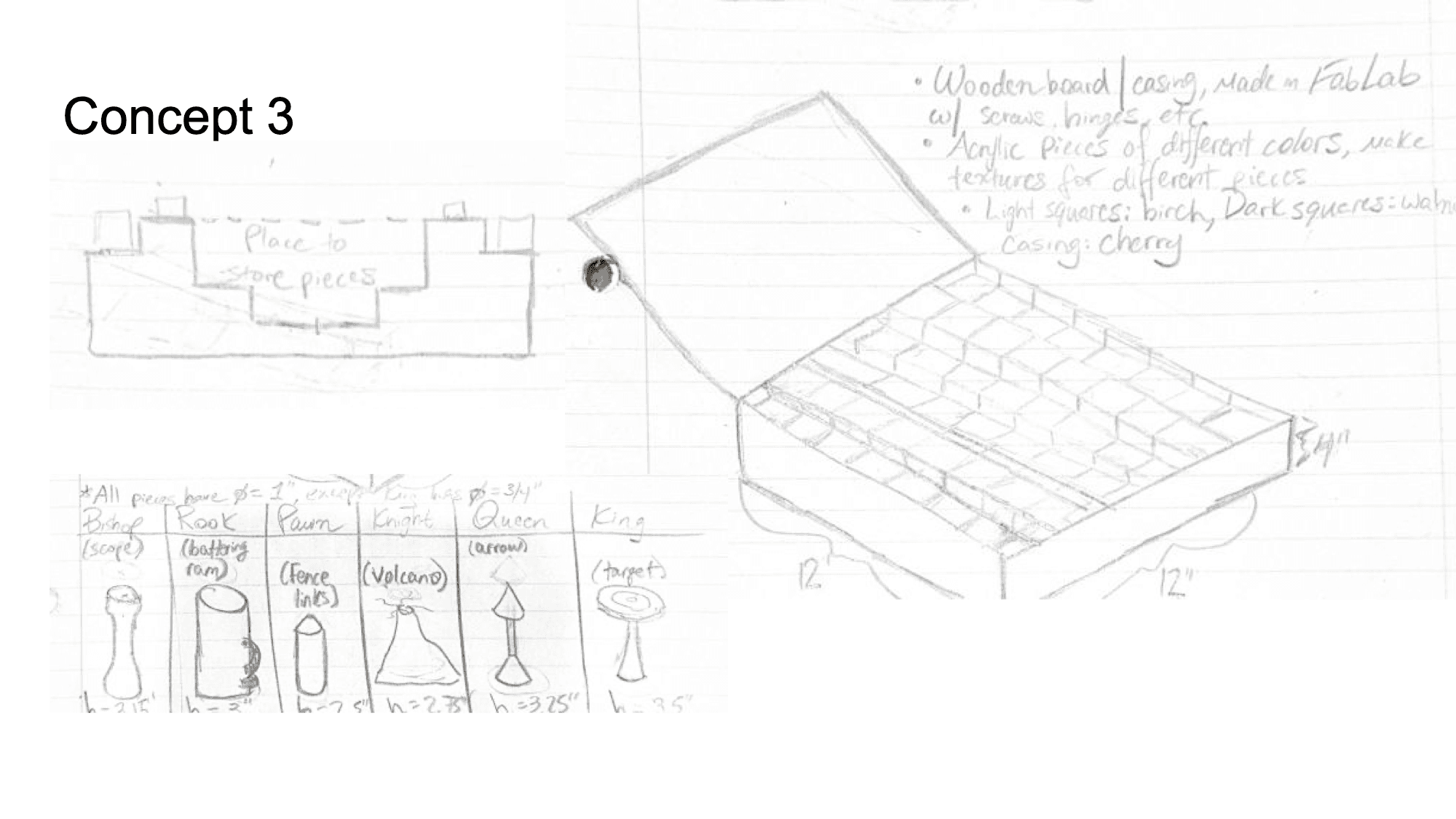 Space Chess concept direction board 3
