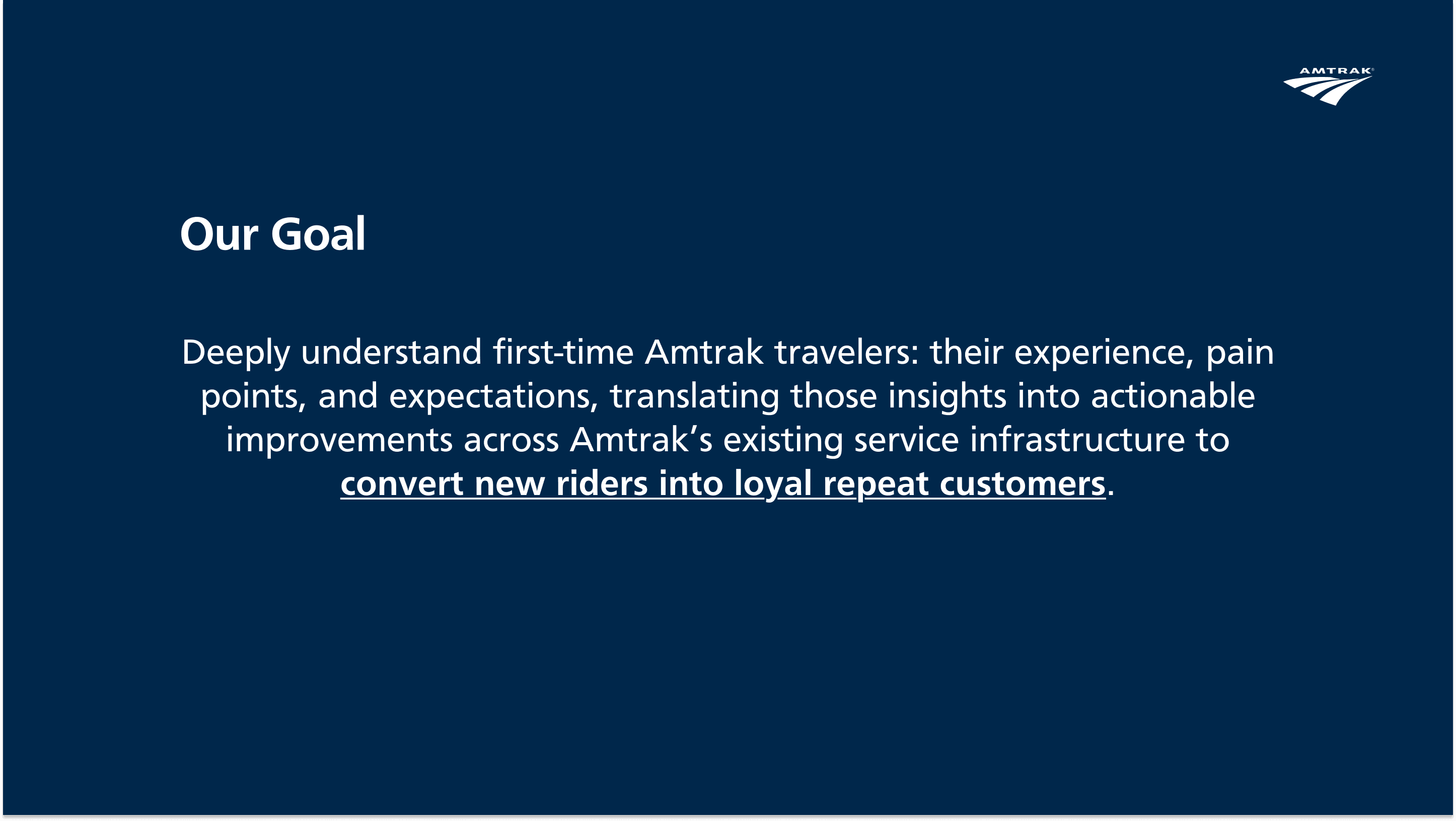 Amtrak redesign