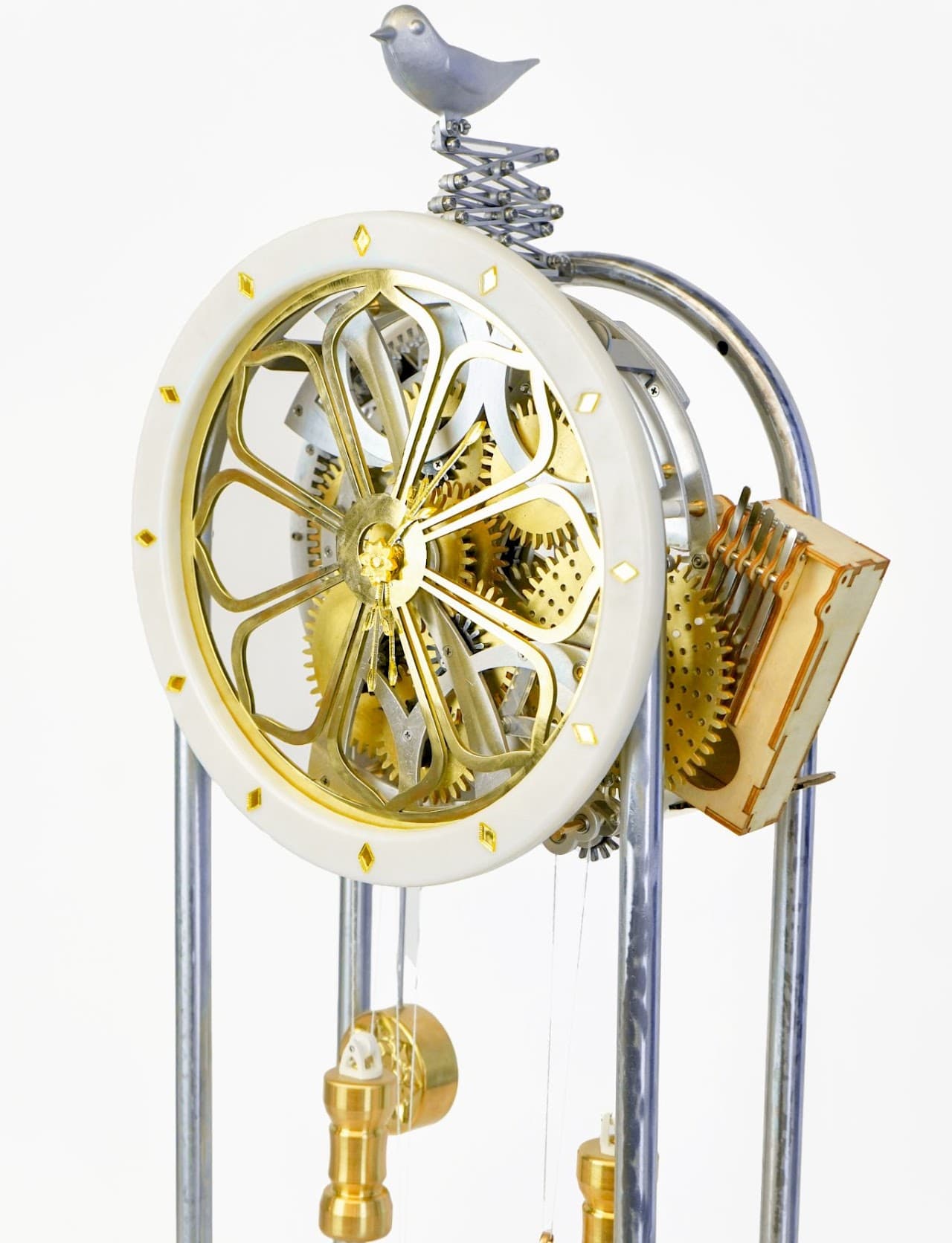 Clock face close-up