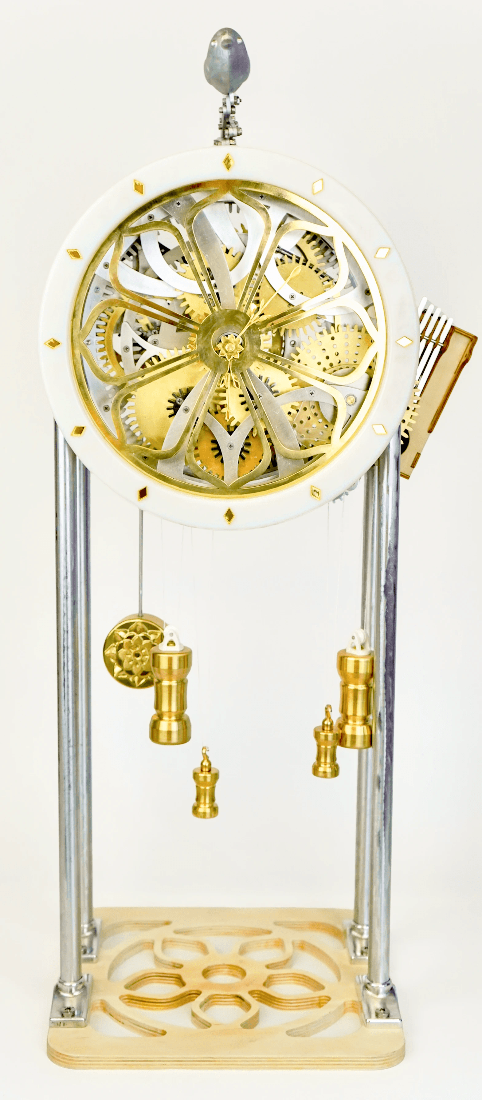 Full front view of the mechanical cuckoo clock