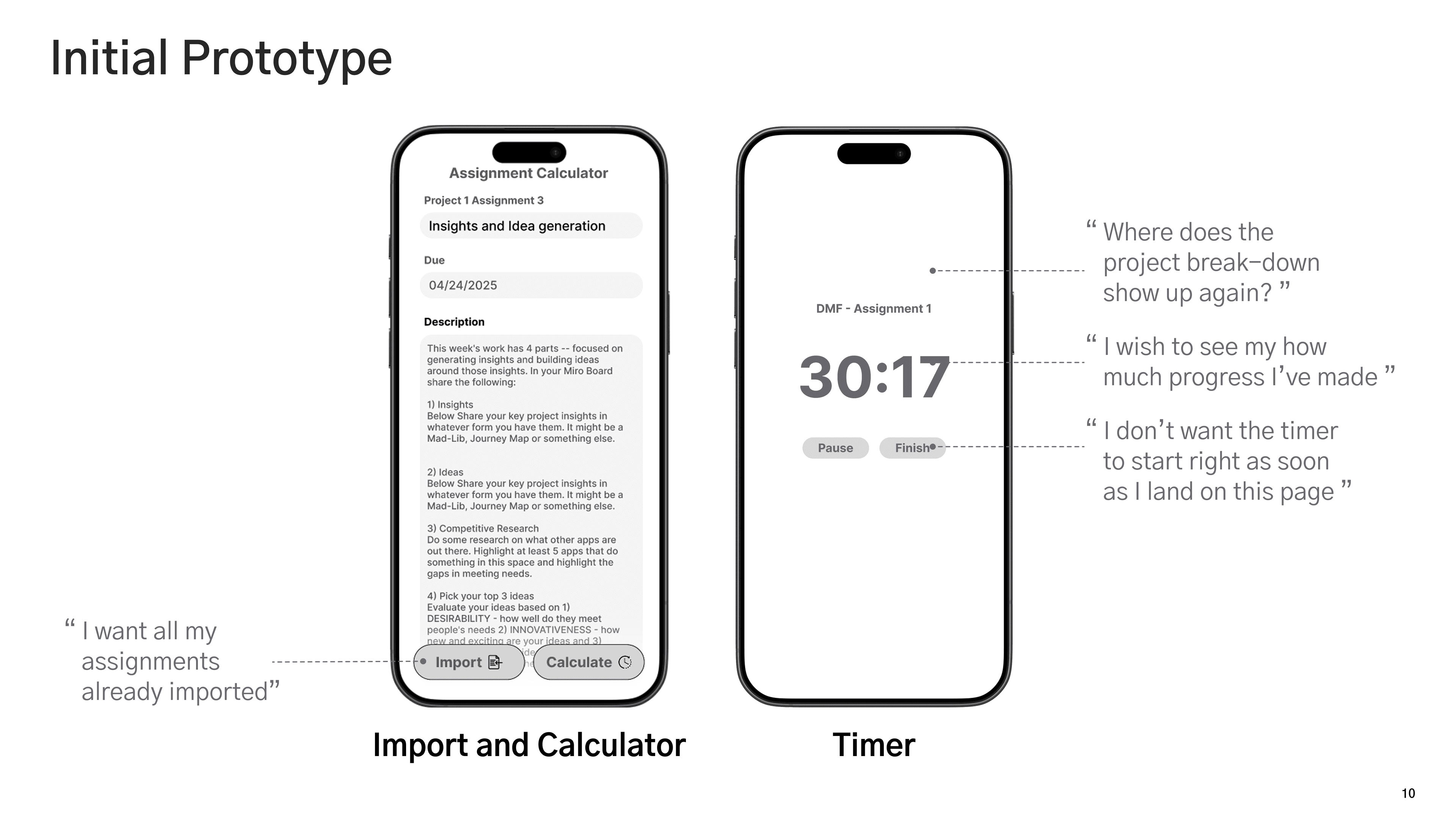 TimeWise feedback 1